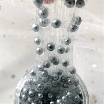 

Slime Clay Silver Pearl Mud Fluffy Floam Relief Plasticine Toys Anti-stress for Kid Party Funny Game Toy Gift Squishy Slime Clay