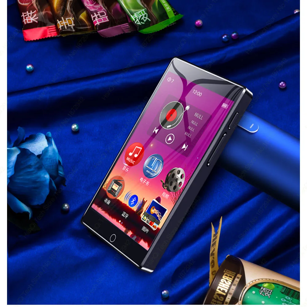 RUIZU H1 полный сенсорный Экран MP3 плеер Bluetooth 8 Гб музыкальный с Встроенный динамик