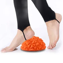 Фитнес массаж баланс мяч инструмент полушарие ступеньки камни колючий Йога половина мяч сенсорная интеграция мяч насос случайный цвет