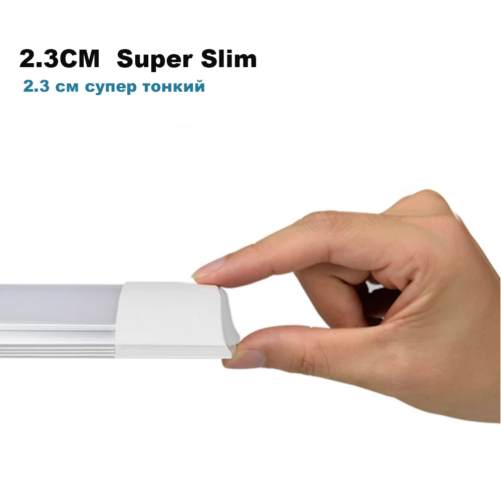 BEYLSION 10 pcslot Tri-proof Clean Purification Tube Light LED Linear Light Led Flat Batten Light Led Tube Lamp 10W 20W 30W 40W (8)