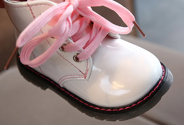 2019 г. Новые брендовые Детские уличные зимние ботинки для маленьких девочек и мальчиков обувь для малышей Детские Ботинки Martin для катания на