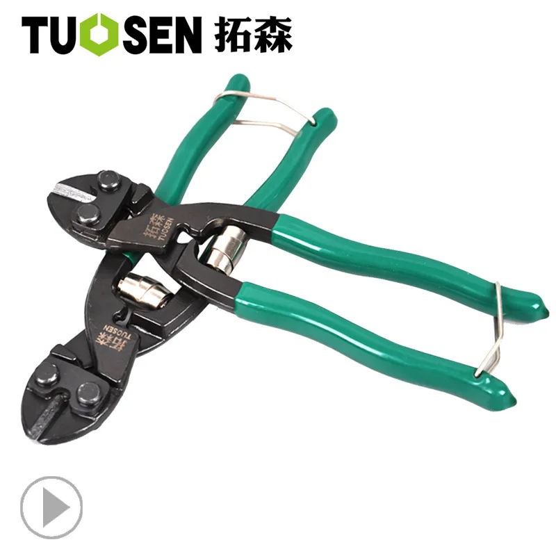 

Extension Sen Tool Industrial Grade Manual Pliers Cut 2.5 Size Steel Wire Cable Cutters Shear Sharp 8-Inch Mini Bolt Cutters