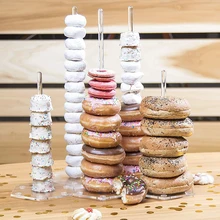 Десерт пончик Дисплей стенды еда полка украшения поставки 5 шт. акрил