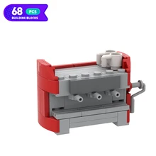 

MOC Creativity Kitchen Beverage Coffee Machine Console Building Block Model Mini Blocks Kids Toys DIY Brick Parts Best Gift