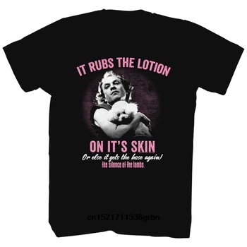 

Men T Shirt Silence Of The Lambs Film Hannibal Lecter Rubs The Lotion Skin Adult Tee T-Shirt Tshirt Women