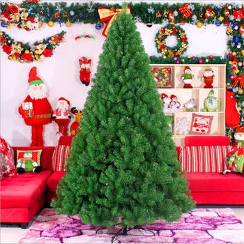 

4M Tall PVC environmental protection material large Christmas tree arranged green high-grade encryption Christmas tree