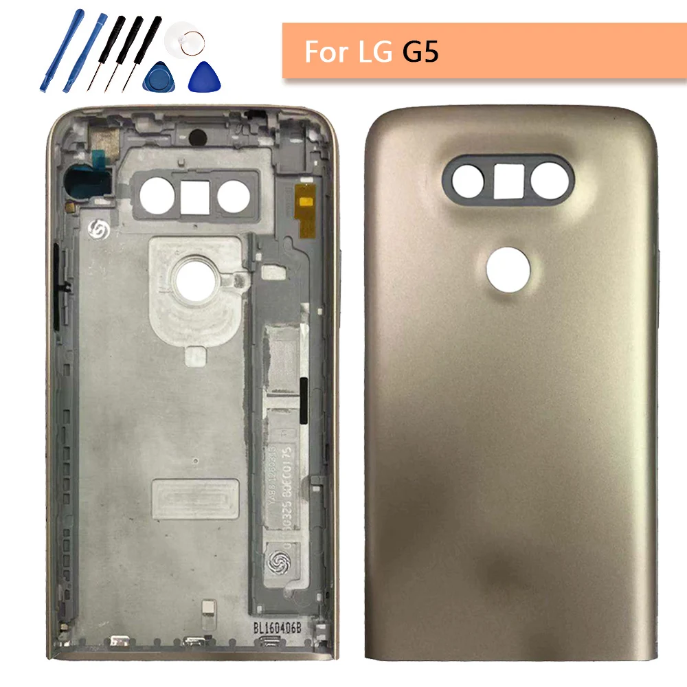 Настоящая крышка для LG G5 H840 H850 задняя аккумулятора запасная батареи | Мобильные
