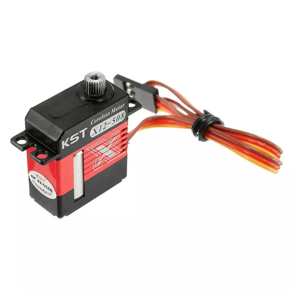 

For KST X12-508 6.2KG Metal Gear Servo Digital Coreless HV Servo 2 Ball Bearing Servo For 450 RC Helicopter