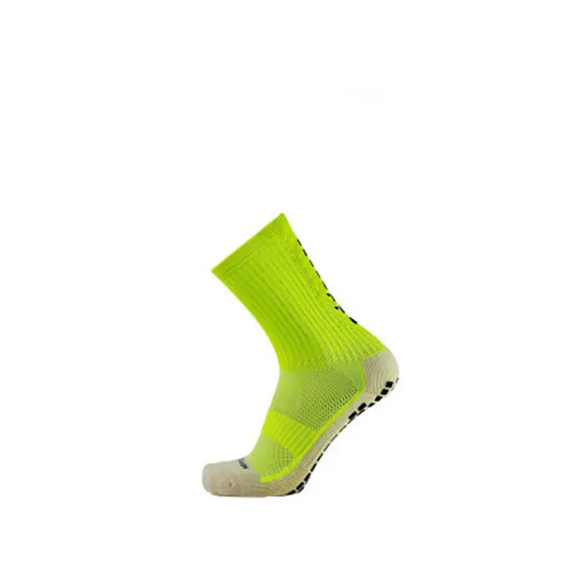 Новые футбольные носки противоскользящие футбольные носки мужские спортивные носки хорошего качества хлопок Calcetines того же типа, что и трусокс 9 цветов - Цвет: Зеленый