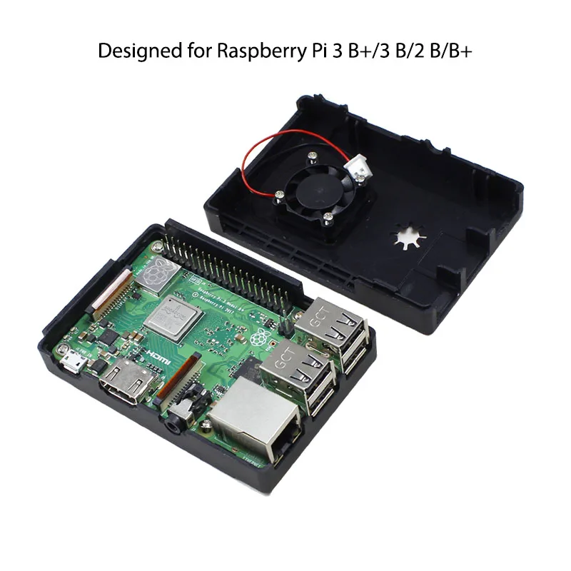 Магнитная лента чехол для Raspberry Pi чехол лента abs корпус коробка чехол дизайн для Raspberry Pi 3 Модель B+/3/2/B плюс