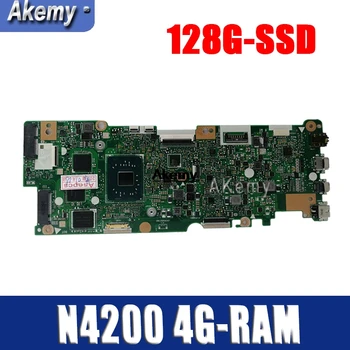 

with N4200-CPU 4G-RAM 128G-SSD Laptop Motherboard For Asus Vivobook Flip TP401NA TP401N TP401MA TP401M Mainboard Test good
