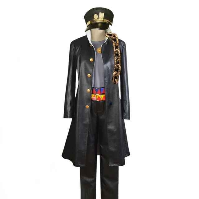 Jojo's Bizarre Jotaro Kujo Roupa Branca, Fantasia Cosplay