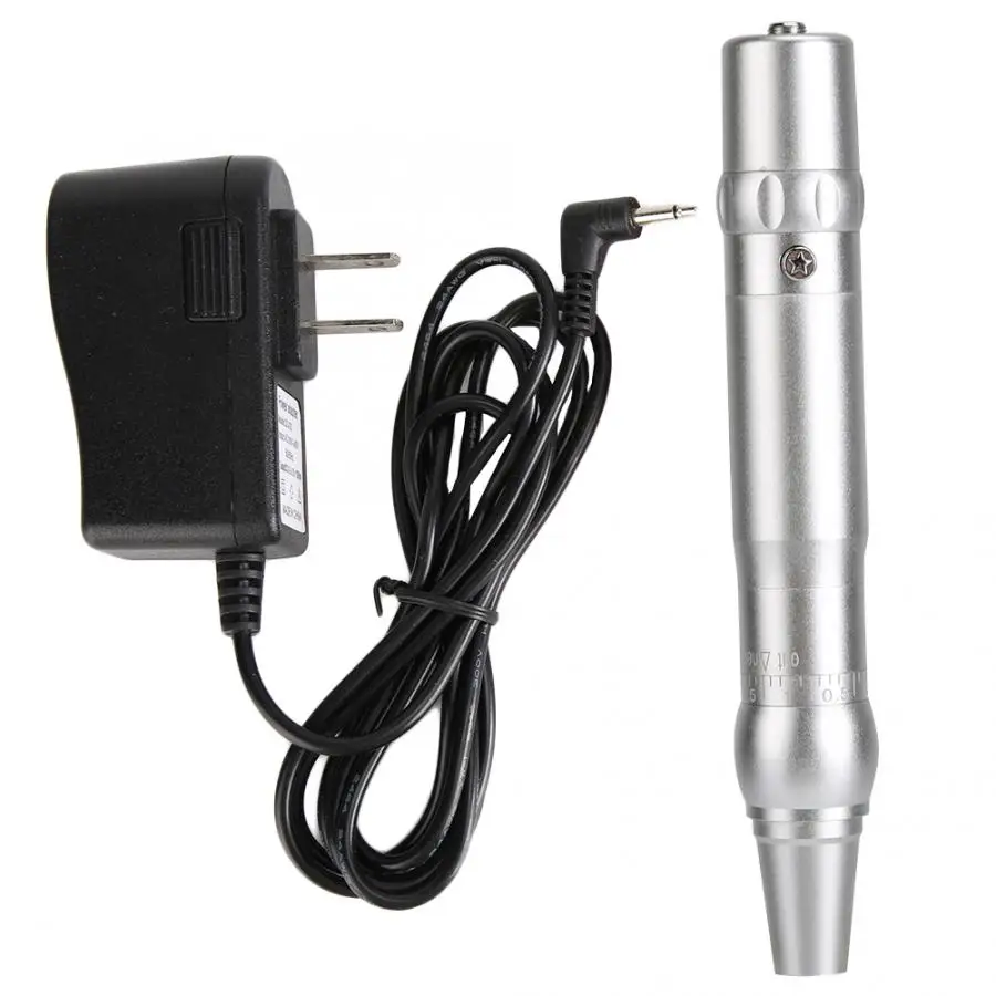 Машина для татуировки электрическая микроблейдинг Полуперманентная татуировка бровей губ для тела ручка машина инструмент США штекер 100-240 В Перманентный f