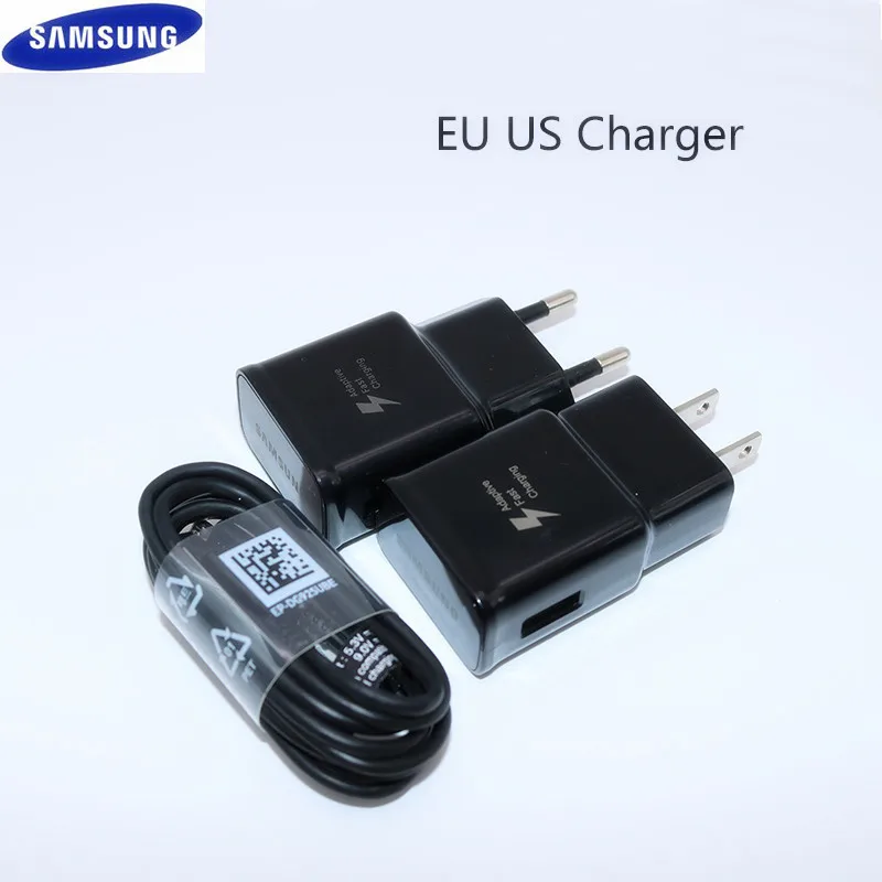 

Original Samsung Adaptive S10 Fast Charger USB Quick Adapter +1.2M TYPE C Cable For Galaxy A50 A30 A70 S8 S9 Plus Note 8 9 10