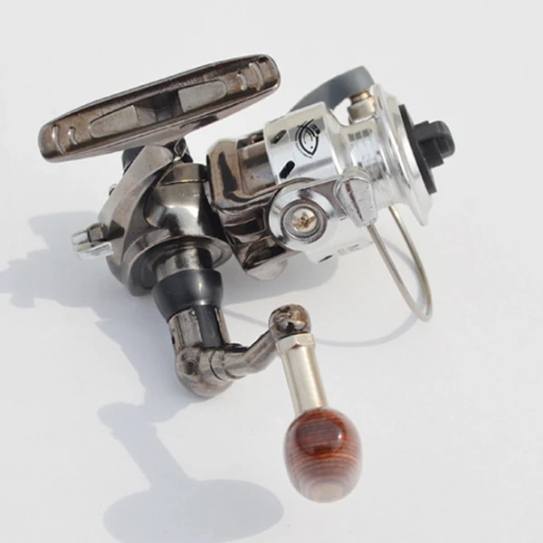 SHUANGYU RAMPART MN100 Full Metal Body Spinning Fishing Reel Ice Reel Raft Lure Wheel Mini Small Reel Fish-ing Accessories parts