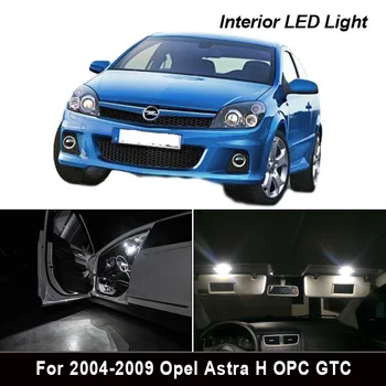 

15pcs LED License plate light + Interior Lights bulb Kit for Opel Astra H OPC GTC Caravan Saloon Estate Hatchback (2004-2009)