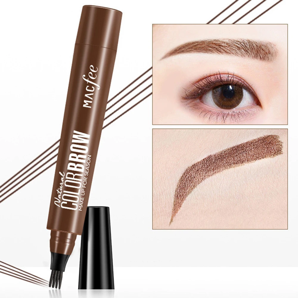 New 4Points Liquid eyebrow pencil Natural Tattoo Eyebrow Pen Eyebrow Enhancers Long-lasting Fine Sketch Eye Brow Pen Makeup Tool New 4Points Liquid eyebrow pencil Natural Tattoo Eyebrow Pen Eyebrow Enhancers Long-lasting Fine Sketch Eye Brow Pen Makeup Tool