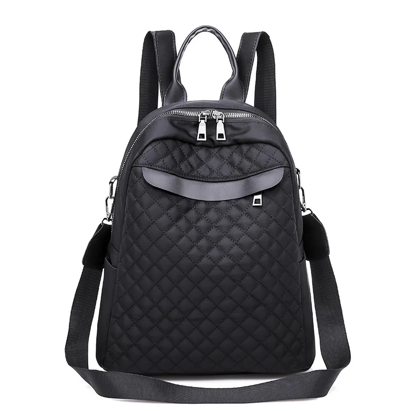 

Foreign trade wholesale 2018 New style fashion quilted embroidery backpack versatile casual multi-functional COLLEGE STUDENT'S s