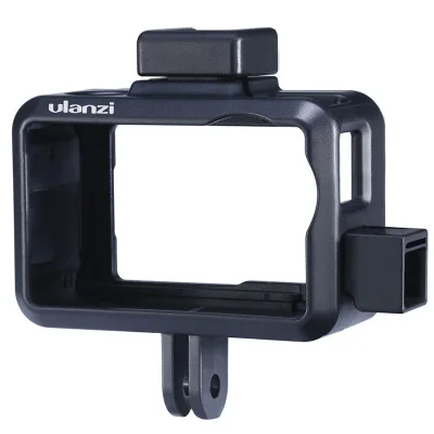 

Ulanzi OA-7 Vlog Case for Dji Osmo Action with Dual Cold Shoe Mount for Vlog Microphone Photographic Lighting Vlog Case Add Gift