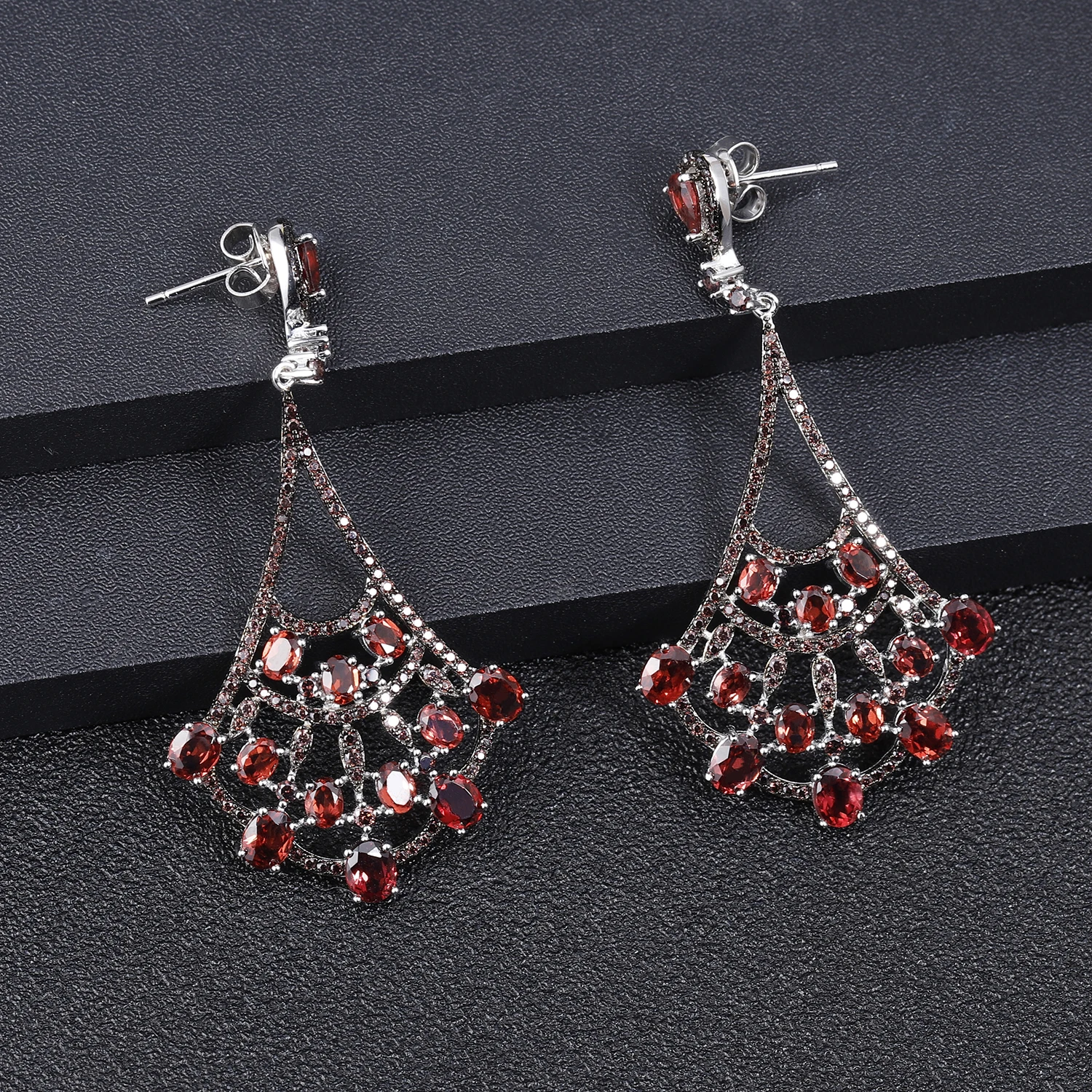 Женские серьги подвески GEM'S BALLET Винтажные из стерлингового серебра 925 пробы с