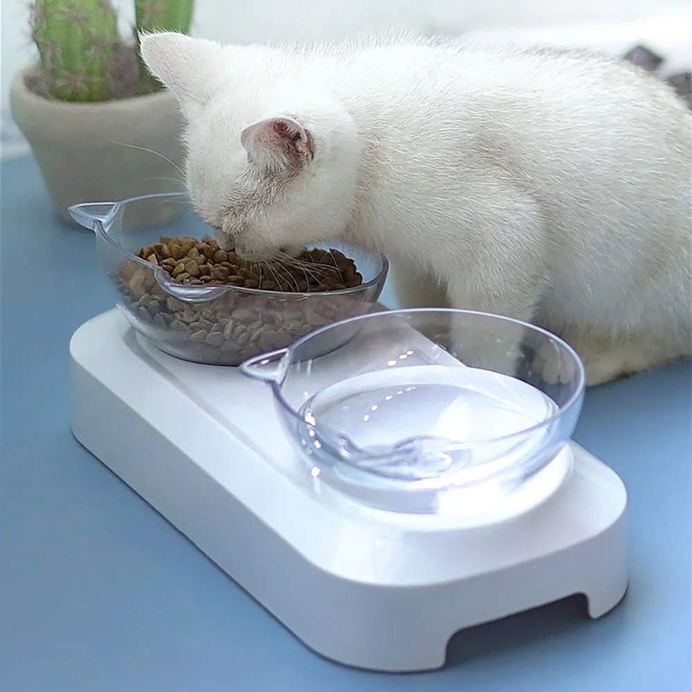 Миски для еды животных подставка для кошек миски для домашних животных водяная чаша для кошек поднятая повышенная идеальная регулируемая высота двойной угол регулируемый