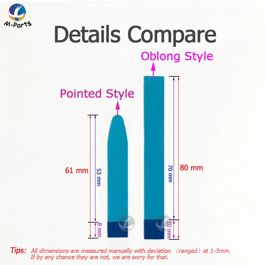 50~ 100 / Lot Universal Battery Adhesive Sticker For Huawei Xiaomi Vivo Redmi Oppo etc Easy to Pull Trackless Tape Strip