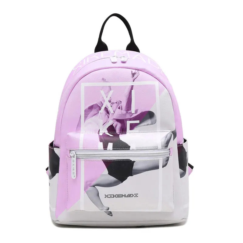 Цветные школьные сумки Unior с принтом граффити для студентов, водонепроницаемые дорожные рюкзаки для женщин, повседневный рюкзак Mochila Bolsos Mujer - Цвет: S15