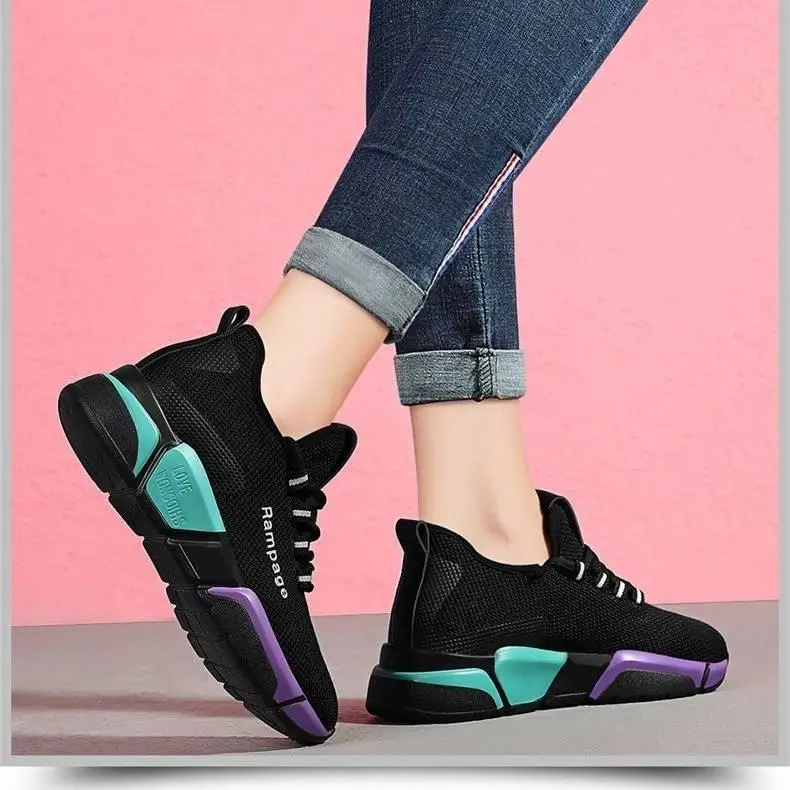 Running Shoes for Women Hot Sale Summer Breathable Soft Air Mesh Sneakers Women Walking Jogging Trainers Chaussures Femme