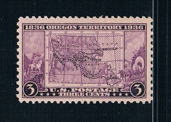 

1Pcs/Set New US Post Stamp 1936 One Hundred Years of Oregon's Opening Up Stamps MNH