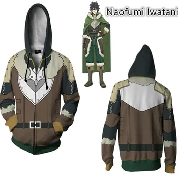

2019 HOT Anime Tate no Yunnsha no Nariagari Naofumi Iwatani Sweatshirt Jacket Cosplay Costumes Naofumi Iwatani Hoodies suit