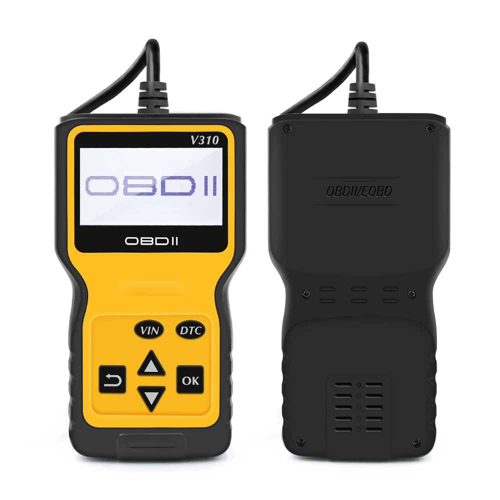 V310 считыватель кодов Сканер проверка неисправности двигателя V310 OBD2 сканер Автомобильный датчик скорости OBDII диагностический инструмент