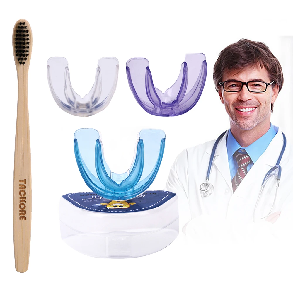 VIP Orthodontic Braces Dental Brace Instanted Silicone Smile Teeth Alignment Trainer Teeth Retainer Mouth Guard Brace Tooth Tray afbeelding