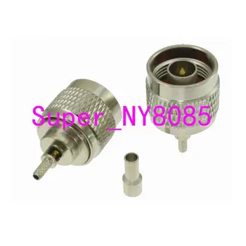 

1pce Connector N male plug crimp RG174 RG316 LMR100 cable straight