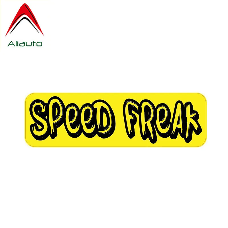 

Aliauto Personality Warning Car Sticker Speed Freak Sunscreen Waterproof Decoration Decal Accessories PVC,15cm*4cm
