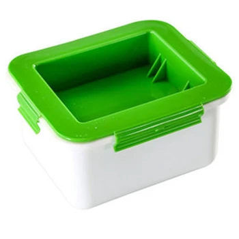 

Promotion! DIY Green Plastic Tofu Press Mold Homemade Tofu Mold Soybean Curd Tofu Making Mold with Cheese Cloth Kitchen Cooking