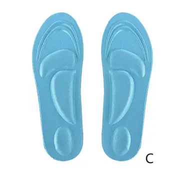 

4D Memory Insole Stretch Breathable Deodorant Running Cushion Pad For Man Insoles Women Foot Insoles Orthopedic Care E0T1