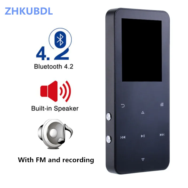 Новинка mp3-плеер ZHKUBDL с Bluetooth громкий динамик Mp3 сенсорный экран Hifi видео-игры