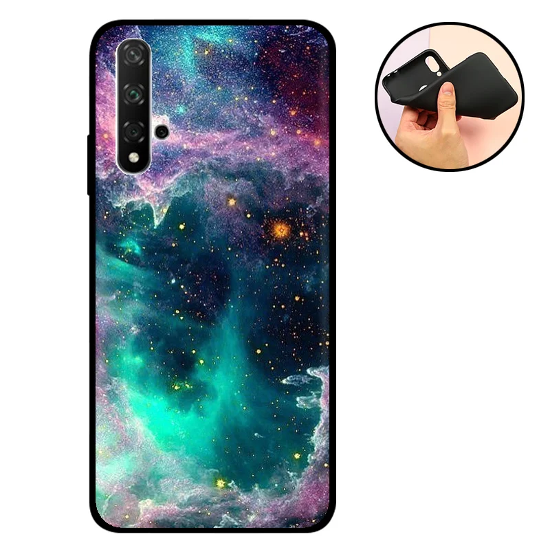 NBXYT Чехол на заднюю панель телефона для huawei Honor 20 S, силиконовый чехол, черный мягкий матовый ТПУ чехол для Honor 20 s, защитный бампер для Honor 20 S Nova 5T - Цвет: NBXYT