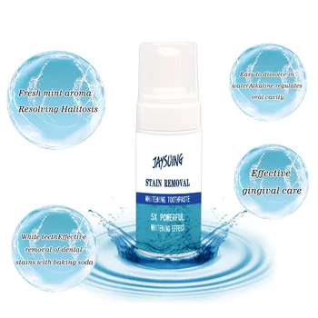 

200ml Effective Bubble Flow Press Output Toothpaste Daily Dental Bottled Stain Removal Long Lasting Residual Reduce Oral Hygiene