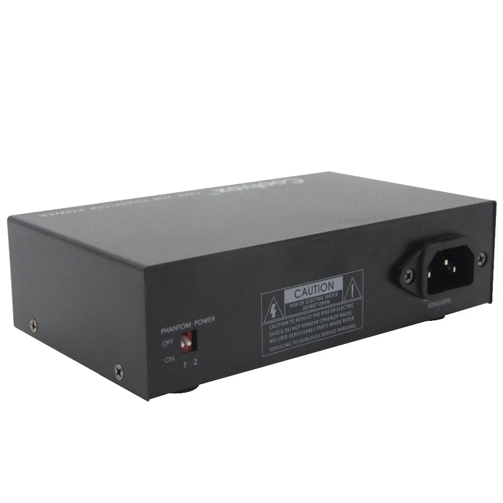 Fonte de Alimentação para o Condensador Equipamento de Gravação Coolvox Profissional Dupla Mista Ouput Fantasma Microfones Música 100 V-250 v dc 48v - Image 5