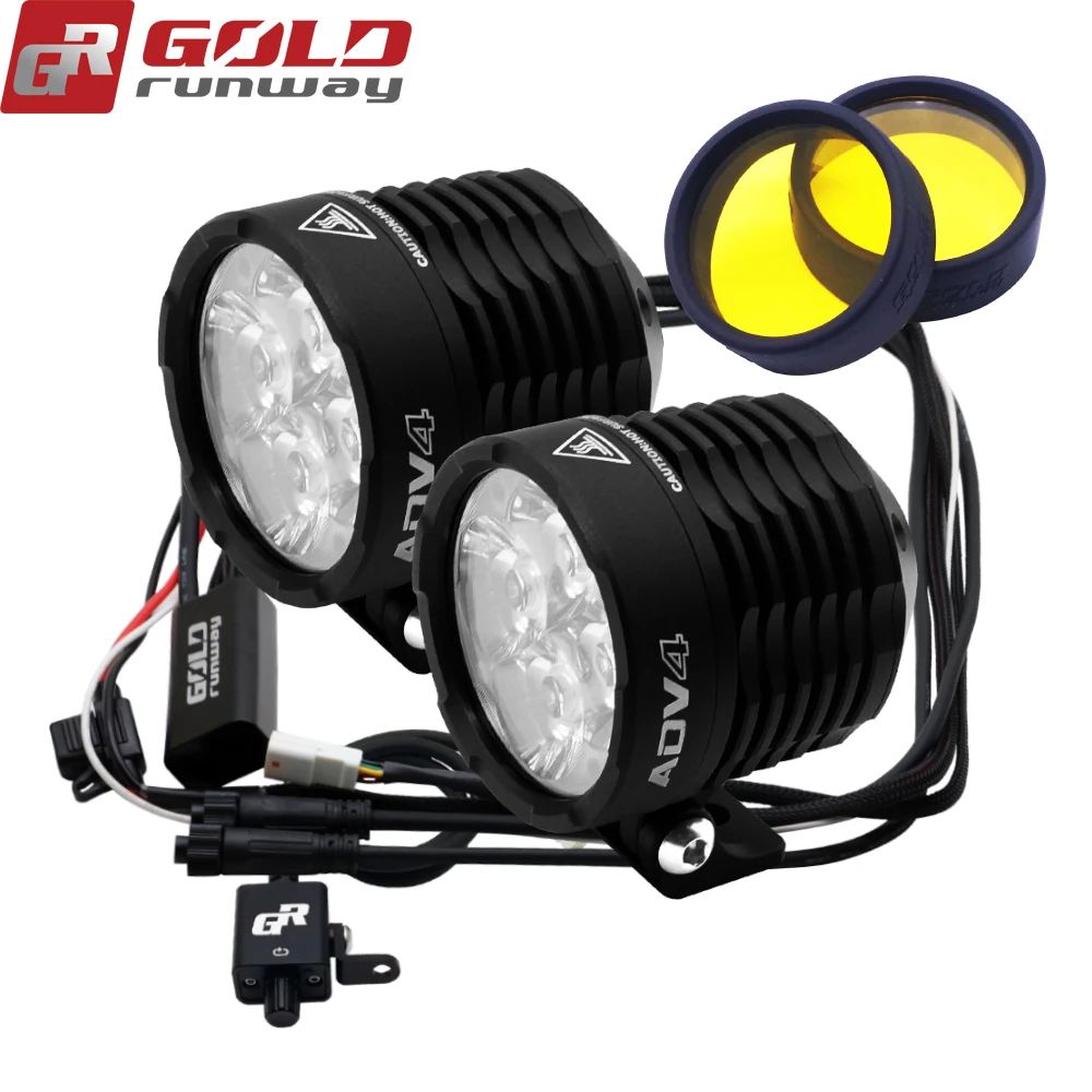 Новый модельный прожектор для мотоцикла ADV4 GOLD XPL V5 32 Вт 3600LM 6000K |