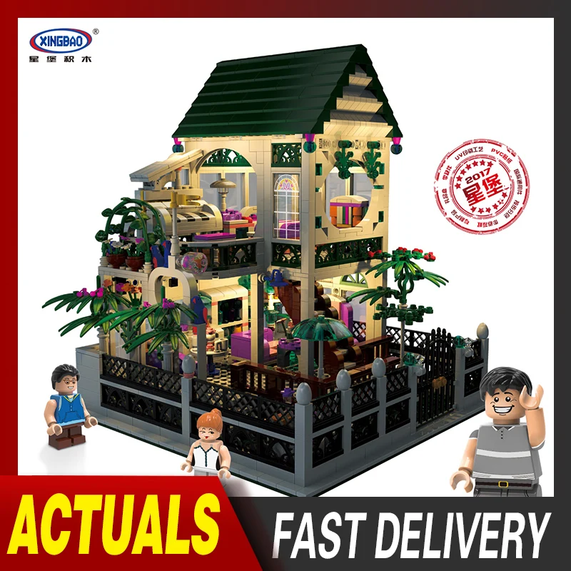 Xingbao City Street романтическое сердце светодиодный светильник кой здание USB