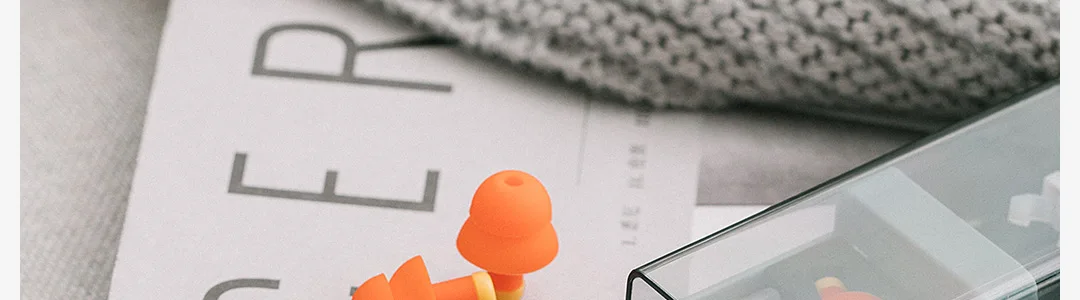 Xiaomi Беруши Мягкие силиконовые шумоподавление беруши звукоизоляция защита ушей Спальные Наушники с футляром для хранения