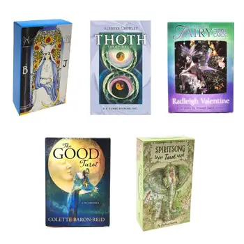 

78Pcs/Set Tarot Cards Oracle Guidance Fate Tarot Deck Board Games Party Play Kit G99D