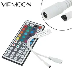 VIPMOON Mini 44 Key Wireless IR Remote Controller for 5050 3528 RGB LED Strip Light Lamp