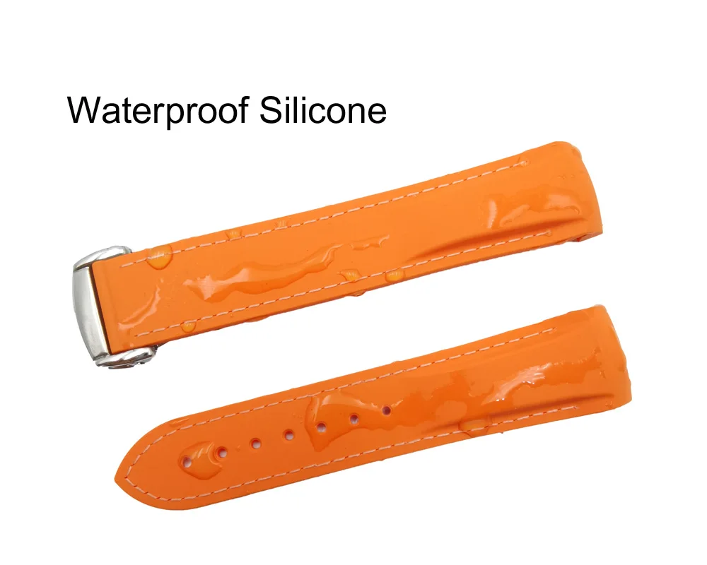 Silicone Watch Bands For Omega Seamaster Ocean Watch Band Strap High Quality Watch Bracelet Rubber Sports for Longines 20mm 22mm