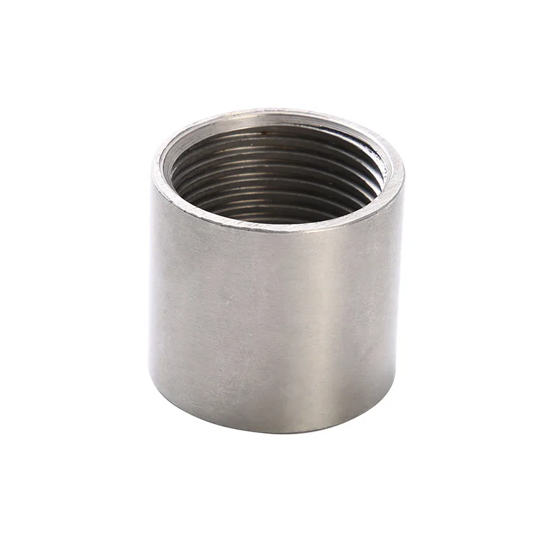 Hose Pipe Fitting Pipe Fitting Water Pipe Fitting Polished 1/4''-2'' BSP Female Thread 304 Stainless Steel Fitting SS304 Equal Coupling Straight Water Pipe Joint Connector