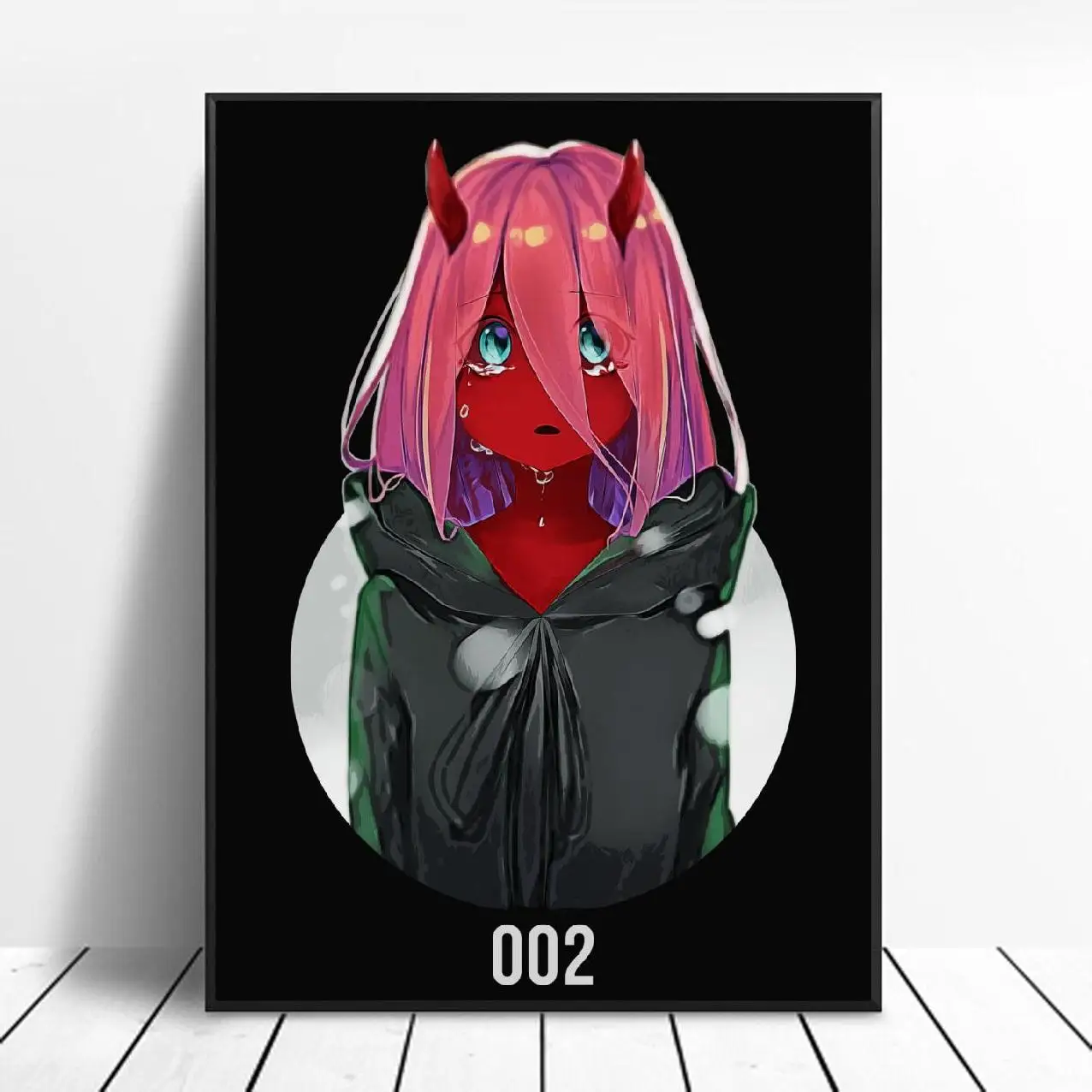 Zero Two Kid Холст Картина художественный Принт плакат картина стена современный