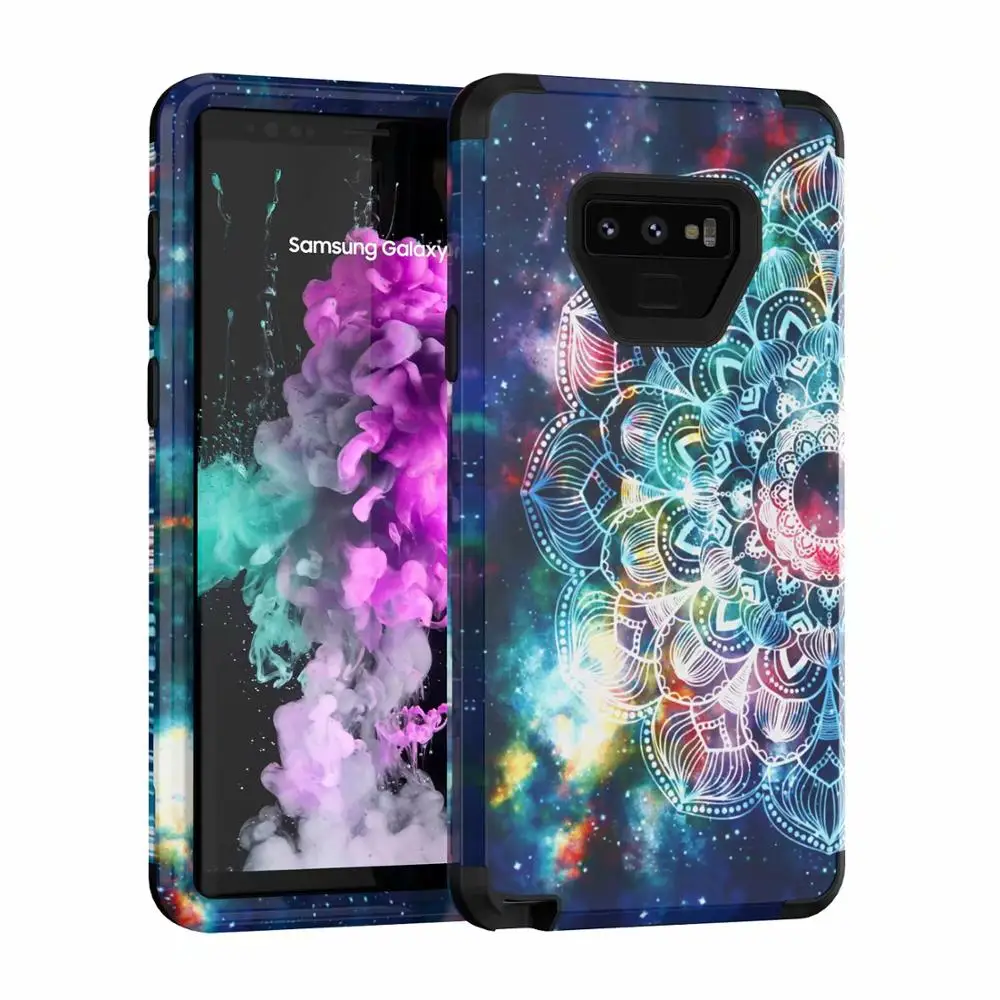 Чехол для телефона с узором для iPhone 11 Pro X Xr Xs Max 8 7 Plus силиконовый чехол жесткий чехол для samsung Galaxy Note 10 10+ 9 8 S10 Plus - Цвет: Samsung Note 9