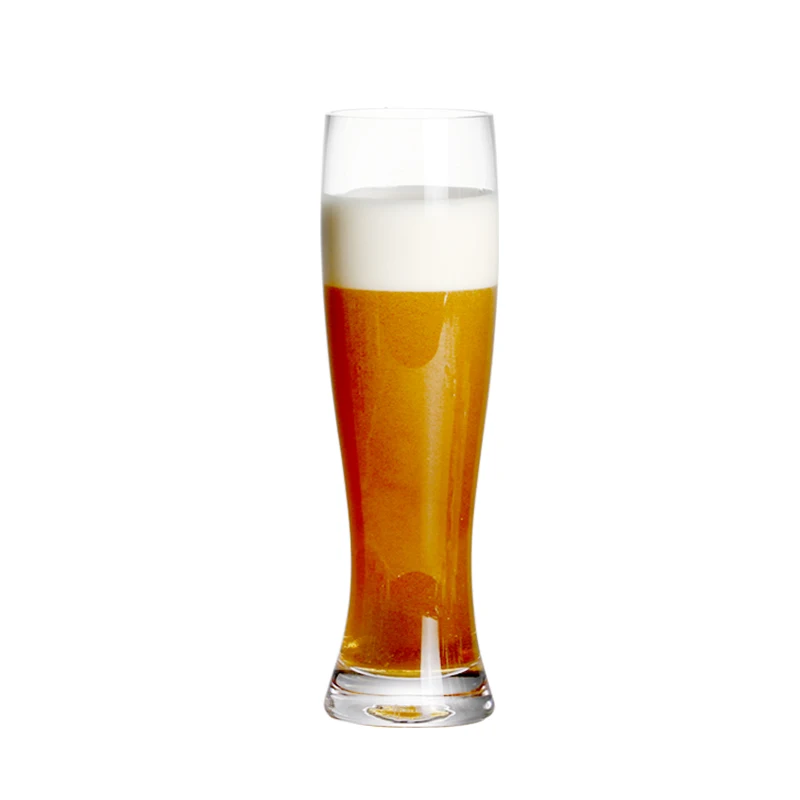 Set of 2pcs 13.5oz Lead-free Crystal Handmade Blown Beer glasses Best for Pilsner with Family Friends Party Bar Tool 400ml